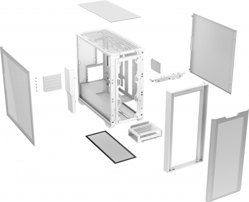 Exploded view of the white A21