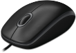 Logitech B100 Wired Optical USB Mouse