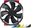 NF-A15 HS-PWM chromax.black.swap 12V 1500RPM 140mm Fan