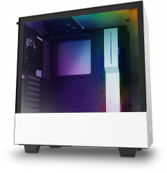 H510i White ATX Case with Lighting and Fan control