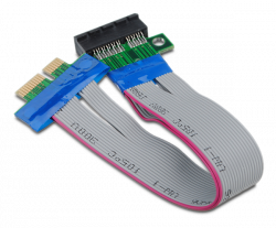 PCI Express 1X Slot Riser Card Adapter Cable